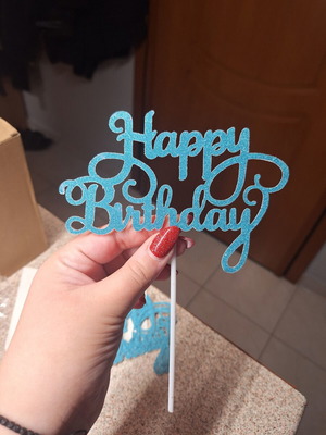 Happy Birthday για τούρτα σετ 10 τεμάχια καινούργιο
