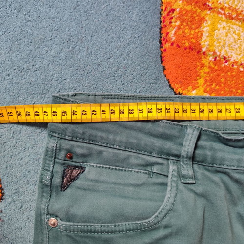 Camaro jeans used, green, size 34