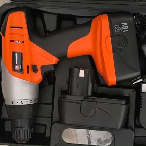 Krausmann 7350 18V Cordless Hammer Drill with Accessories