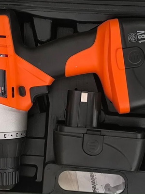 Krausmann 7350 18V Cordless Hammer Drill with Accessories