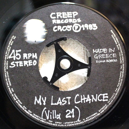 Villa 21 Move vinyl 7" 45 RPM single used, punk