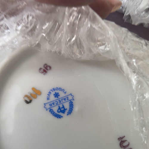 FP Zaječar vintage porcelain tea and coffee set for 6
