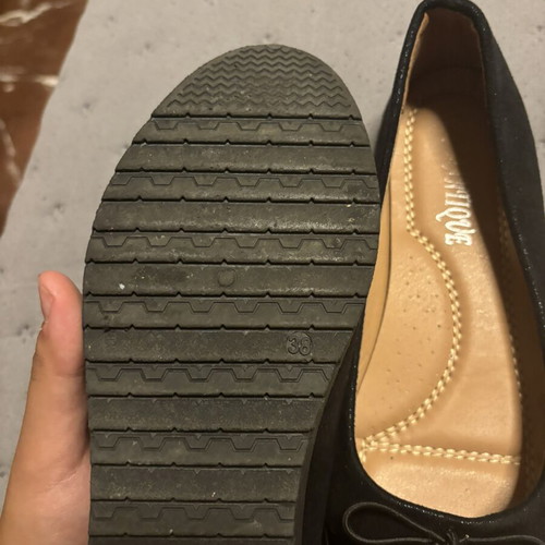 Ballerina shoes size 38, black