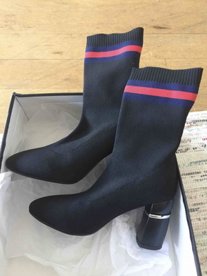 Favela ankle boots new black size 37