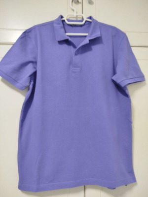 Αντρική μπλούζα polo Zara μωβ, σαν καινούργιο, μέγεθος L
