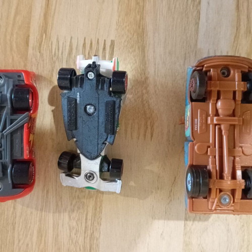 Disney Pixar collectible cars Mc Queen, Francesco Bernoulli and Mater like new