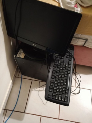 Computer with Windows 7 used, includes monitor and keyboard