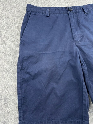 Calvin Klein Men's Navy Chino Shorts Size 29 Used Y2K Vintage