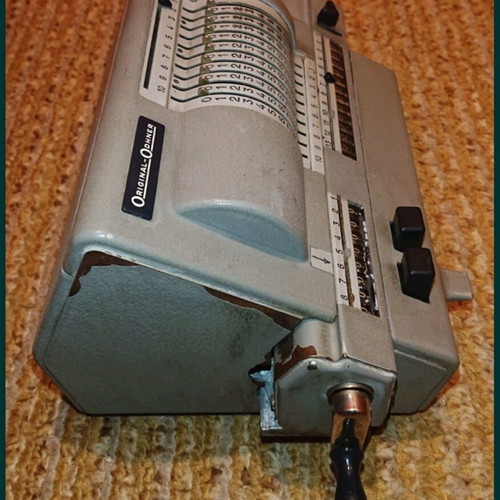 Original-Odhner vintage hand calculator used