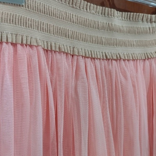 Bee me Vintage midi tulle skirt like new, pink, size S