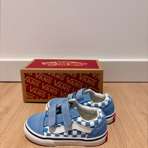 Vans Old School baby shoes used, size 23.5, light blue