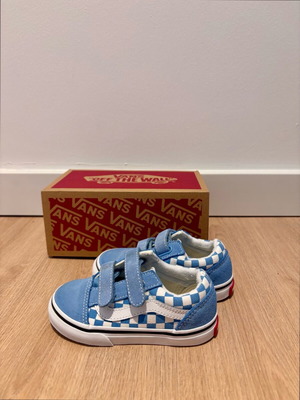 Vans Old School baby shoes used, size 23.5, light blue