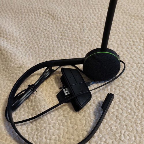 Xbox One Wired Mono Chat Headset Microsoft Model 1564