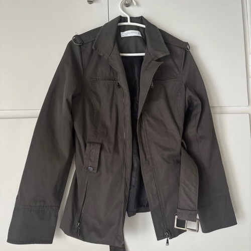 Zara Woman trench style jacket like new, khaki
