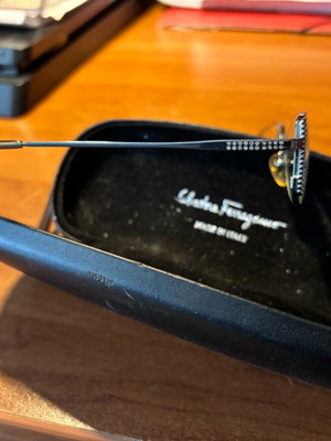 Salvatore Ferragamo Women's Eyeglasses like new, silver