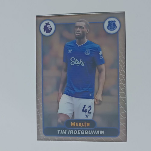Topps Merlin Premier League 2026 Tim Iroegbunam Everton card near mint