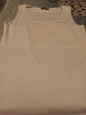 Pink Woman blouse used, white, size XL