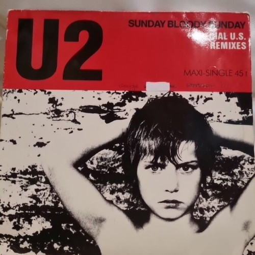 U2 Sunday Bloody Sunday vinyl used, special remixes