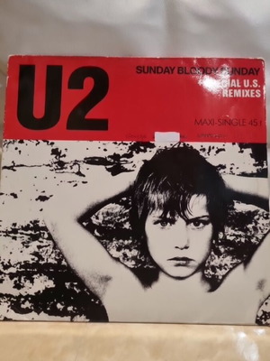 Βινύλιο U2 Sunday Bloody Sunday μεταχειρισμένο, special remixes