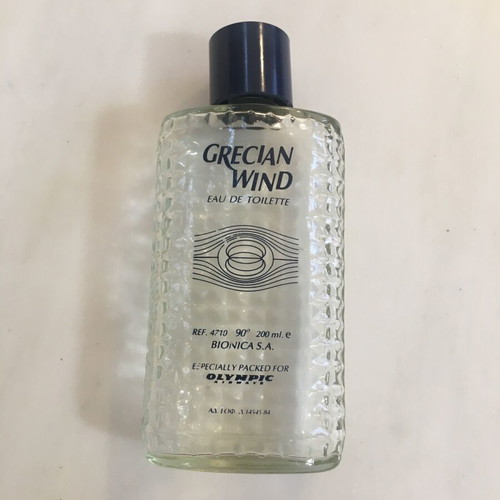 Μπουκάλι αρώματος Grecian Wind Olympic Airways 200 ml σαν καινούργιο, συλλεκτικό