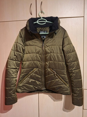 O'neill mid-length ski jacket like new, green