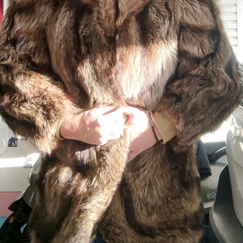 Natural fur like new