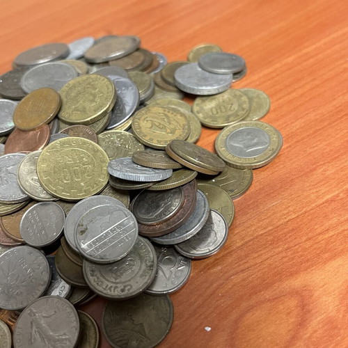 Σετ νομισμάτων μεταχειρισμένο, 250 κομμάτια από διάφορες χώρες