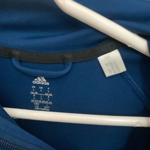 Adidas jacket like new in dark petrol color size L