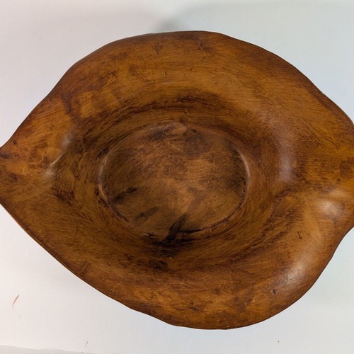 Large decorative ceramic bowl used 44x30x10cm
