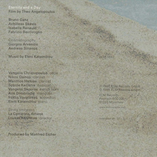Eleni Karaindrou Eternity and a Day CD used, entechno soundtrack