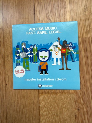 Napster Installation CD new, sealed, 2004, PC