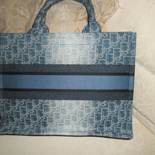 Τσάντα Christian Dior Book Totte denim καινούργια, μπλε