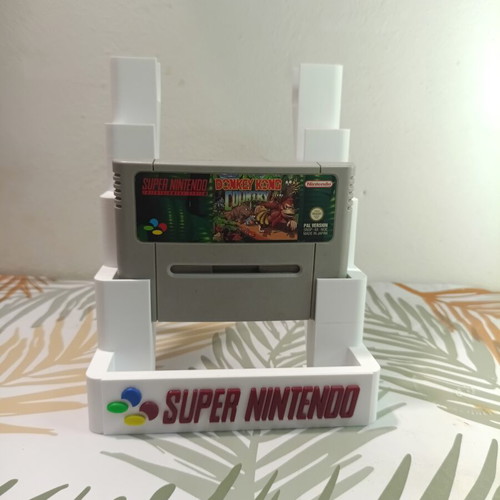 Super Nintendo Cartridge Holder for 5 Cartridges new