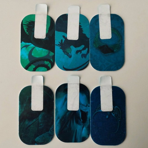 Harry Potter metal minicards like new, set of 6 pieces