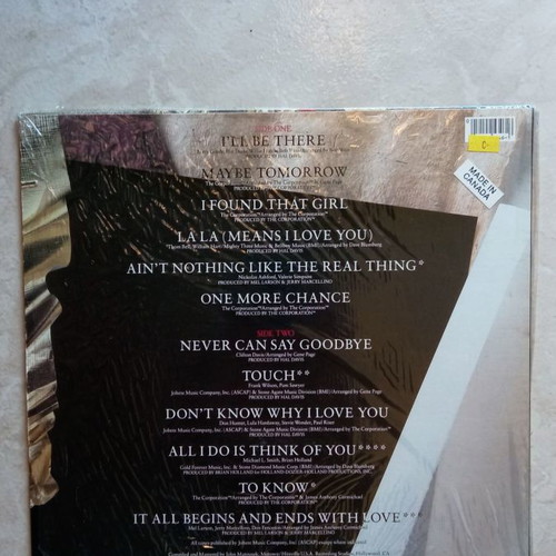 The Jackson 5 LP like new, Made in Canada 1984