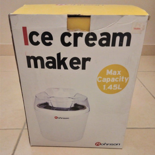 Rohnson 1.45 lt ice cream maker used