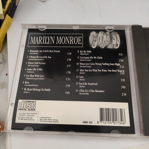 Marilyn Monroe Gold CD like new, jazz collection