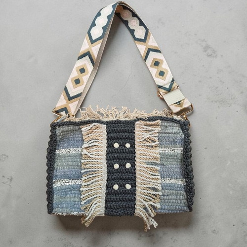 Kourelou Shoulder Bag Summer 31x22 cm New
