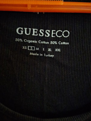 Guess women's t-shirt sleeveless with rhinestones like new, black, size S