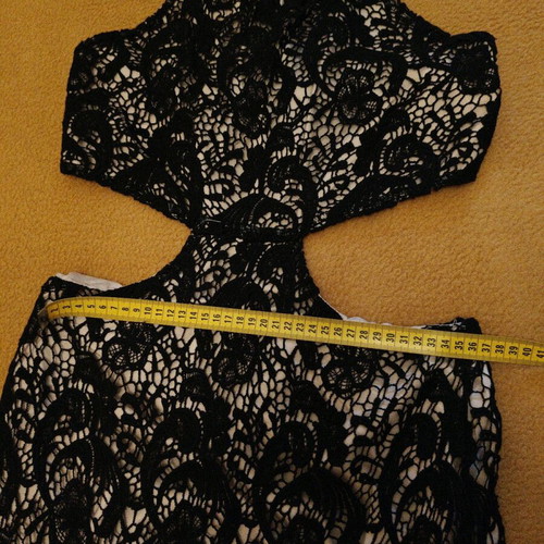 Impressive black lace cut out dress Lynne(unworn)