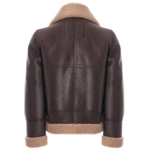 Schott NYC B-3 Bomber Jacket new, men's leather, size L, brown