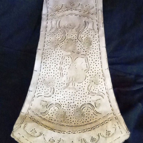 Vintage Handmade Lampshade from Papyrus 36cm used, ethnic boho