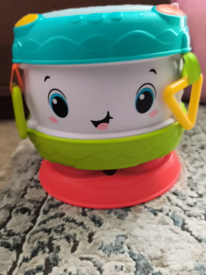 Baby Clementoni βρεφικό μουσικό τύμπανο σαν καινούργιο για 10-36 μηνών