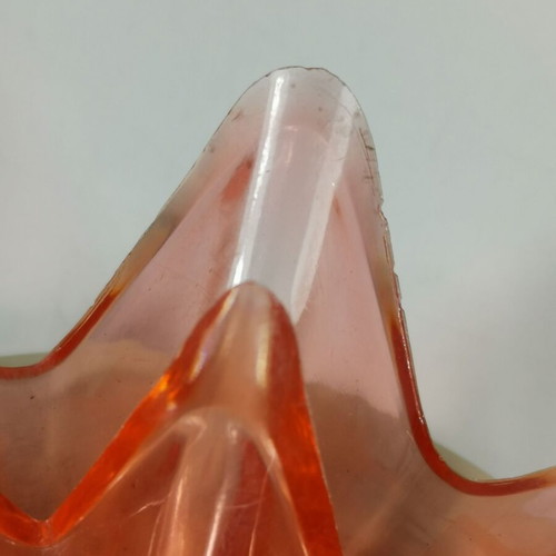 Vintage plastic table lamp Nufaro used, 70s