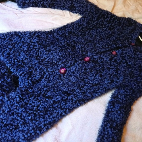 Pig farmer jacket hand-knitted like new
