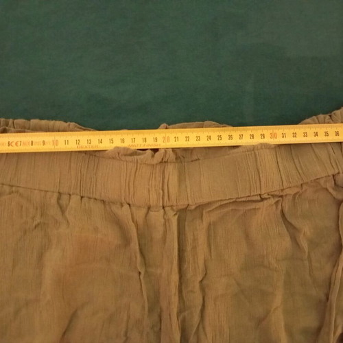 Funky Buddha pants used, green viscose L/XL