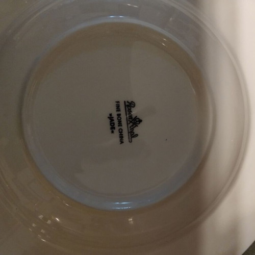 Rosenthal Jade Weiss round soup plate like new, white bone china