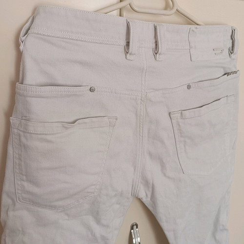 Diesel white denim jeans like new, size XXS