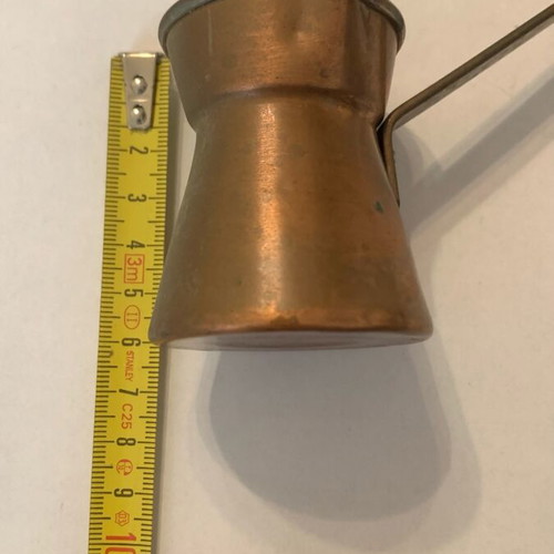 Small coffee pot used, as shown
