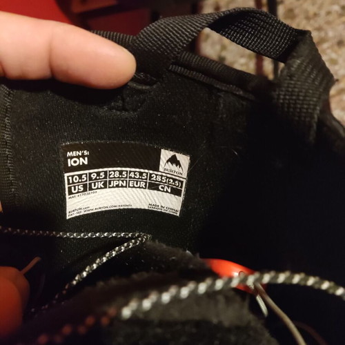 Burton Ion Snowboard Boots Like New Size 43.5 EU